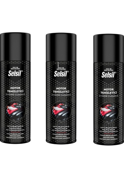 Selsil Motor Temizleme Sprey 500 Ml 3 Adet 1 adet