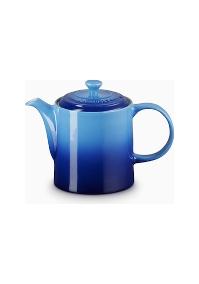Le Creuset 4 Fincan Kapasite Şık Tasarım Büyük Seramik Demlik Mavi