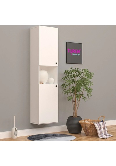 Havai Çok Amaçlı Banyo Dolabı Mdf Siyah Havai Çok Amaçlı Banyo Dolabı Mdf Siyah