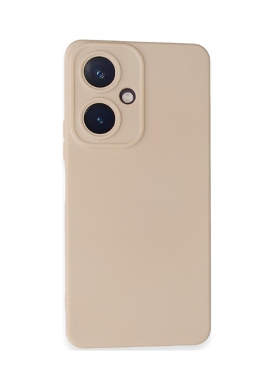 Vivo Y27 Uyumlu Kılıf Nano İçi Kadife Silikon - Pudra