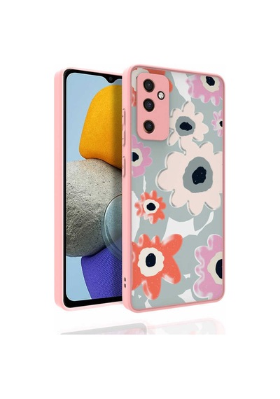 Zore Galaxy Uyumlu M23 Kılıf Desenli Kamera Korumalı Parlak Nora Kapak - No5 No5
