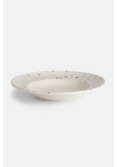 6'lı Valencia Makarna Tabak 27cm Dijital Splash-b Rinart Krem