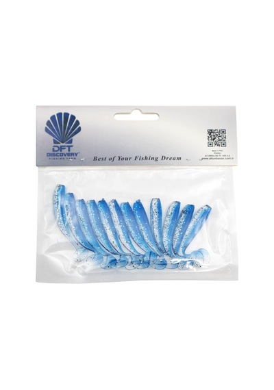Dft Sasi 6,5cm 1.6g İğnesiz Renk:03 Mavi Simli1/12 -