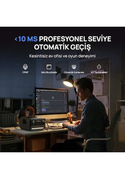 EcoFlow - RIVER 3 Max Plus Taşınabilir  Güç Kaynağı - 858Wh Kapasite, 600W (X-Boost 1200W) Çıkış