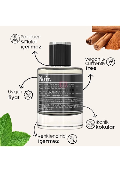 E8 Erkek Edp Parfüm 50 Ml Çiçek - Meyve