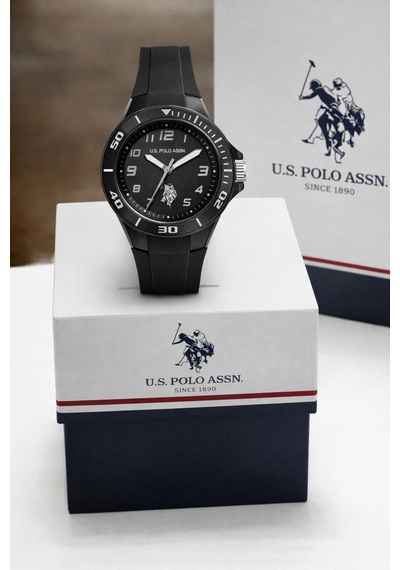 U.s.polo Assn 2 Yıl Saat&saat Garantili 3 Atm Suya Dayanıklı Genç Ve Çocuk Kol Saati Us.g2146.1 Siyah