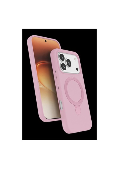 Huawei Honor 600 Pro Regal Magsafe Standlı Kapak - Açık Pembe