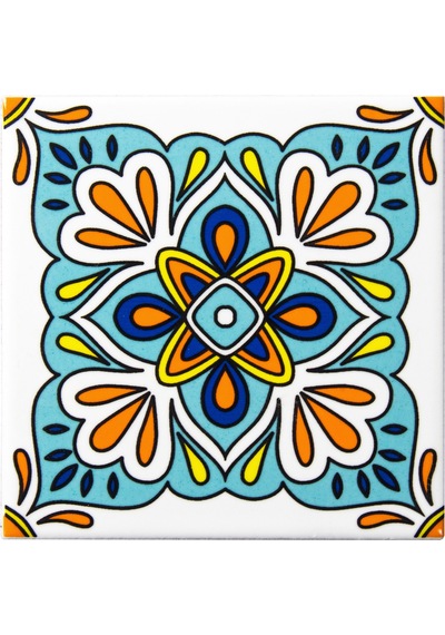 Can Seramik – 10x10 Cm. Cç-97 Kütahya Çini Karo 5'li 1 Paket