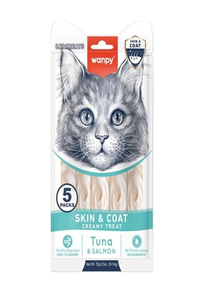 Skin&coat Ton Balığı&somon Ödül 5x14gr Kedi Maması