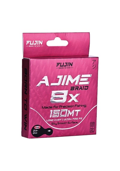 Fujin Ajime Braid 8x 150mt Pink İp Misina 0,08 MM