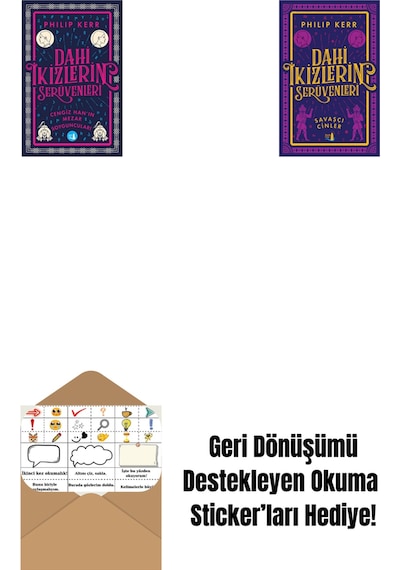 Dahi İkizlerin Serüvenleri - Cengiz Han In Mezar Soyguncuları + Dahi İkizlerin Serüvenleri - Savaşçı Cinler + Okuma Sticker'ları