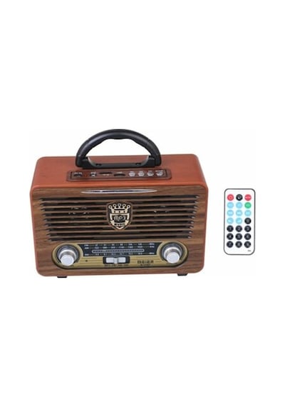 Meier M-115Bt Usb/Sd Bluetooth Şarjlı Nostaljik Radyo