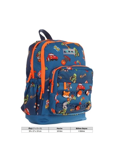 Kaukko Kıds Sırt Çantası Fancy Tıger Ad-4003