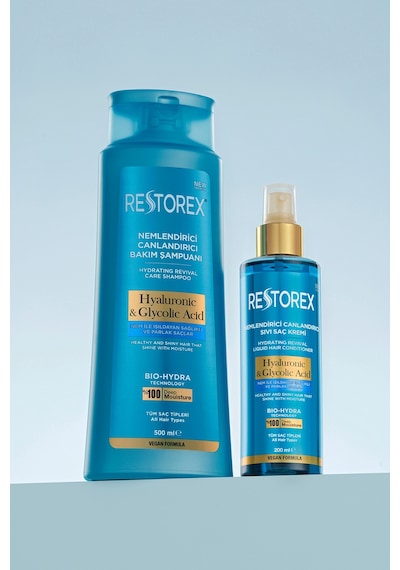 Hyaluronic Glycolic Acid Nemlendirici Canlandırıcı Sıvı Saç Kremi 200 Ml