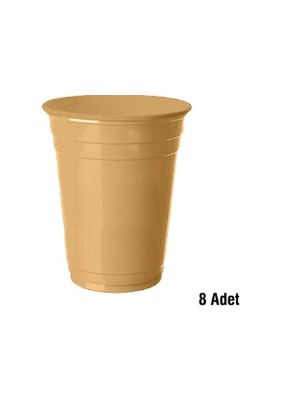 Roll Up Meşrubat Bardak 8'li Gold