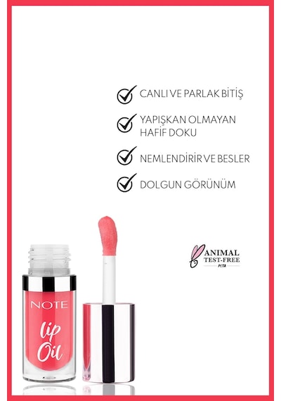 Lip Oil Dudak Parlatıcısı - 10 Baby Pink - Pembe Diğer