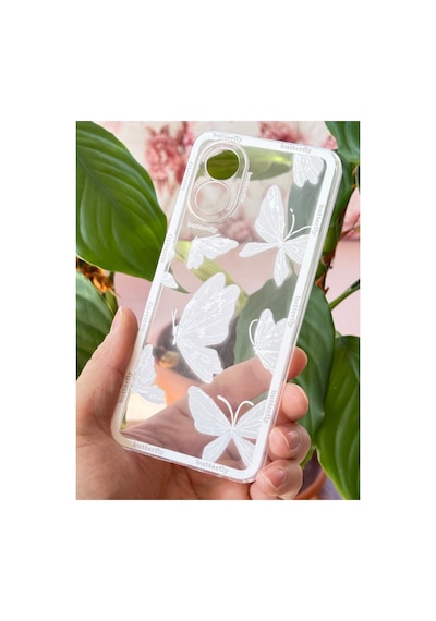 Fibaks Oppo A38 Uyumlu Kılıf Şeffaf Kelebek Tasarımlı Desenli Kamera Korumalı Yumuşak Silikon Kapak Fibaks Oppo A38 Uyumlu Kılıf Şeffaf Kelebek Tasarımlı Desenli Kamera Korumalı Yumuşak Silikon Kapak
