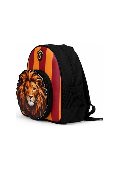 Galatasaray Lisanslı 3d Aslan Desenli 2 Bölmeli Anaokulu Çantası Karışık Renkli