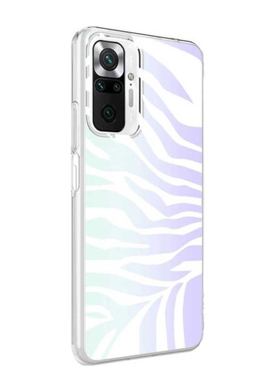 Xiaomi Redmi Note 10 Pro Kılıf Zore M-blue Desenli Kapak Zebra No1