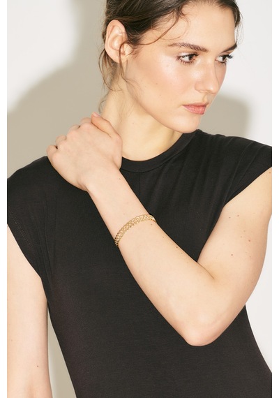 Örgü Bilezik Gold Ss26blk00017-51