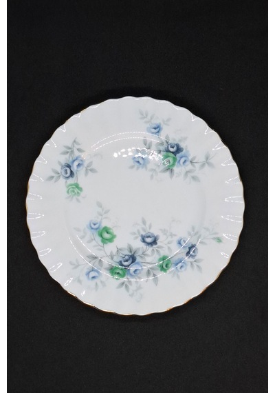 Inspiration Bone China Porselen Duble Kahve Fincanı Ve Tabakları 3 Parça 120 Ml Mavi