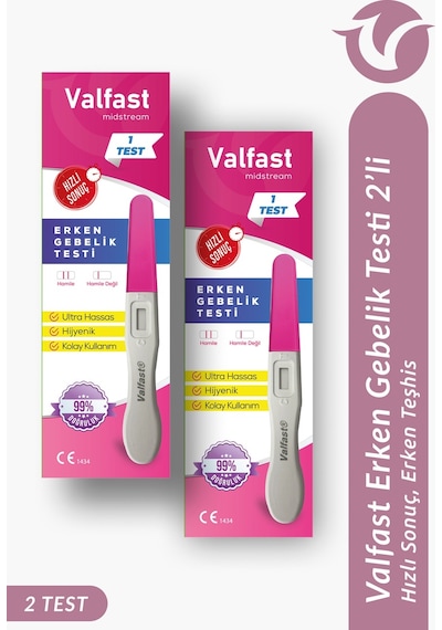 Erken Gebelik Testi Hızlı Hamilelik Testi 2 Adet