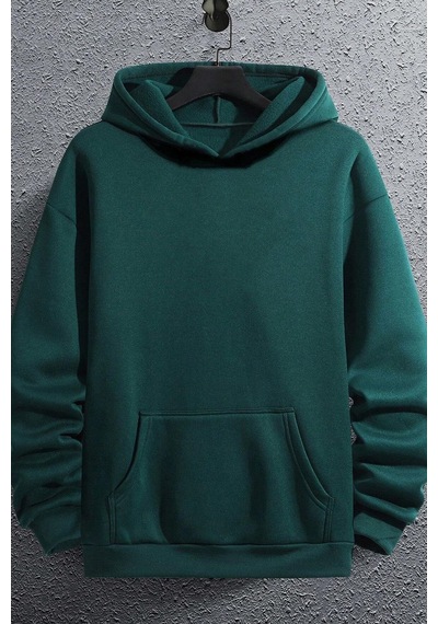 Uyguntarz Unisex Sometimes X Baskılı Sweatshirt Yeşil