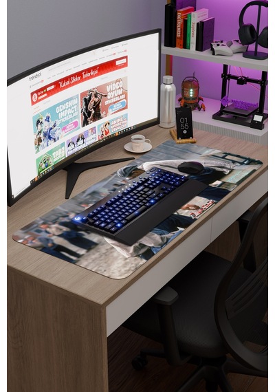 Esaretin Bedeli V3 90x40 Xxl Gaming Kauçuk Kaymaz Taban Mouse Pad Fare Altlığı