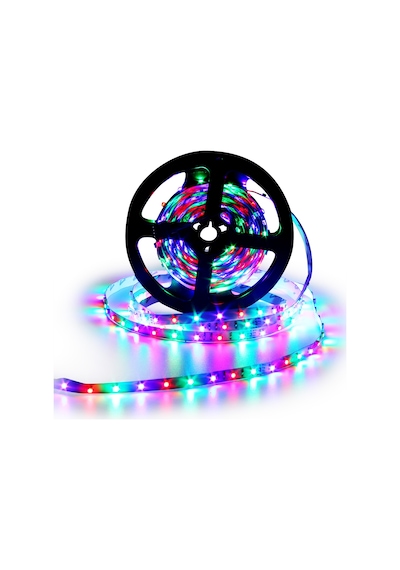 3528 Tek Çipli Silikonlu Kumandasız Rgb Şerit Led | 5 Metre |