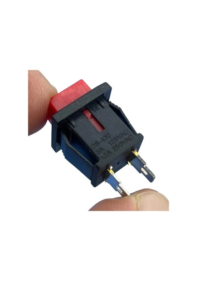 Ic-180k-0 Kare Buton Kırmızı Yaylı Ters Ds-430