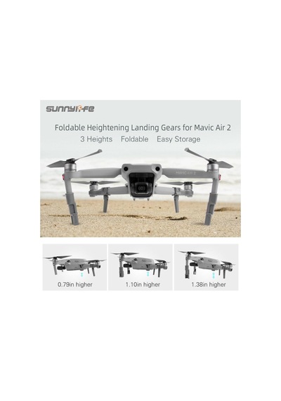Dji Mavic Air 2 Katlanır Yükseltilmiş Ayak Koruyucu Iniş Takımı