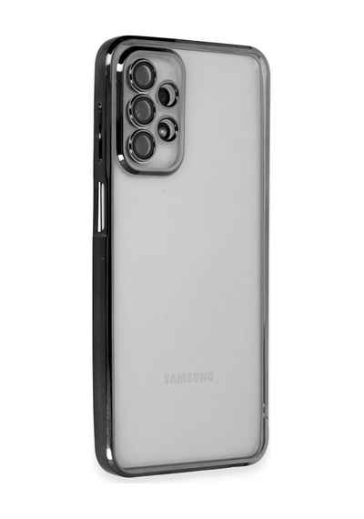 Samsung Galaxy Uyumlu, A23 4g Kılıf Razer Lensli Silikon - Siyah