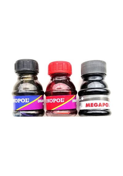 Çini Mürekkebi Kırmızı 15ml Çok Renkli