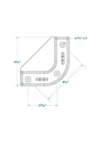 Seachoice Cooler Mounting 50 x 22