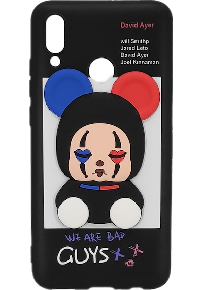 Nettech Huawei P Smart 2019 Uyumlu Three D Case Seri Arka Koruma