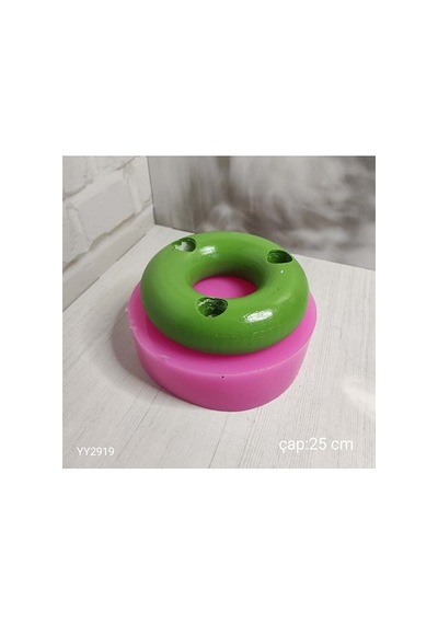 Yy2919 Simit Mumluk 3 Mumlu Silikon Kalıp