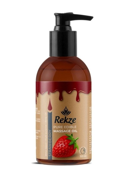 "4'lü Çilek Aromalı Masaj Yağı Seti 120 Ml Aromaterapi Vücut Yağı" - 269047789