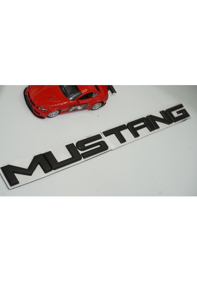 Dk Mustang Bagaj 3m Siyah Metal Yazı Logo Amblem