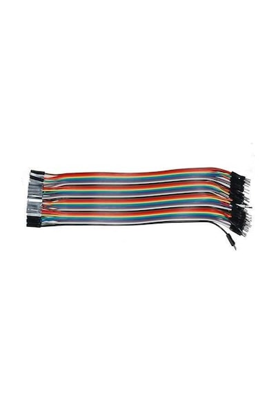 40 Adet Erkek-Dişi Jumper Kablo 20Cm