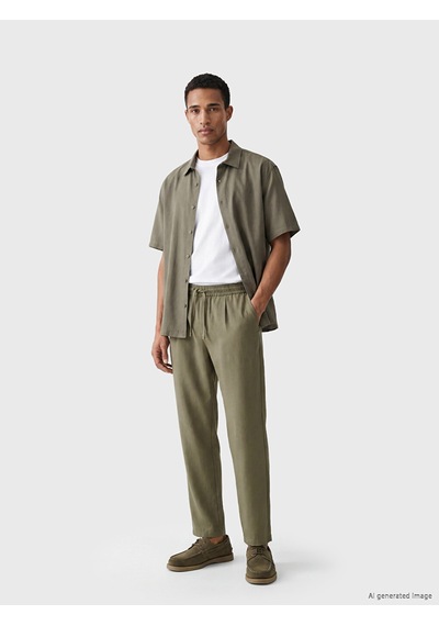 Lcw Vision Yeşil Regular Fit Erkek Pileli Pantolon