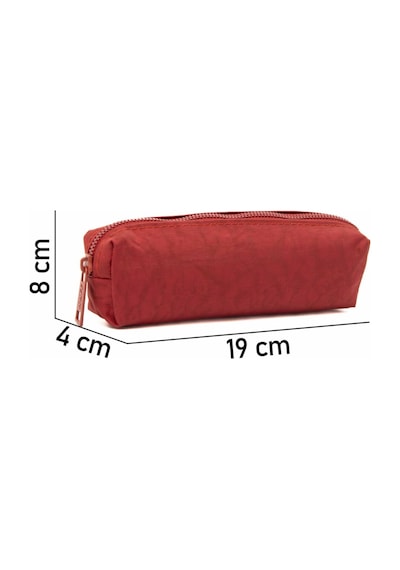 01106 Kiremit Krinkıl Kumaş Unisex Tek Bölmeli Suya Dayanıklı Parmak Kalemlik Kalem Kutusu