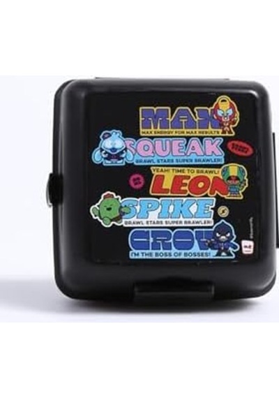 Brawl Stars Beslenme Kabı, Saklama Kabı, Kırmızı, Tek Ebat