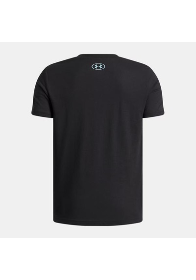 Under Armour Blur Logo Erkek Çocuk Siyah Tişört