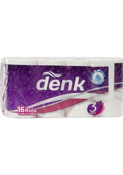 Denk Tuvalet Kağıdı 16 Lı 3 Katlı