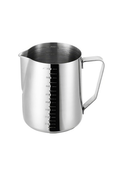 304 Çelik 900 Ml Kahve Süt Köpürtme Potu Sütlük Pitcher Cin504