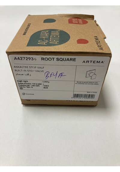 VitrA Loop R 7400680 Beyaz Kumanda Paneli & Stop Valf Beyaz