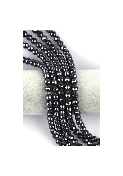 Hematit Doğal Taş Dizi 8 MM Fasetli Küre Kesim 66155928 Turkuaz
