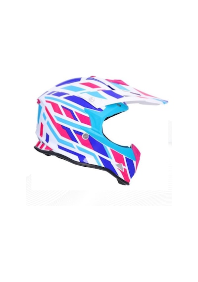 Shiro Off & Road Mx- Tsuna Motosiklet Kaskı Buz Mavi