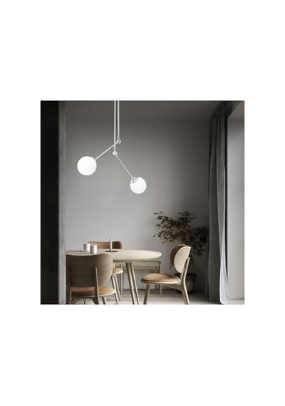 2 Li Lak Avize 2xe27 Çok Renkli