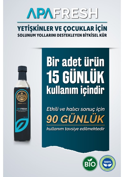 Apayrı Yaşam Apafresh Nane ve Kozalak Pekmezi İçeren Bitkisel Karışım 500 ML